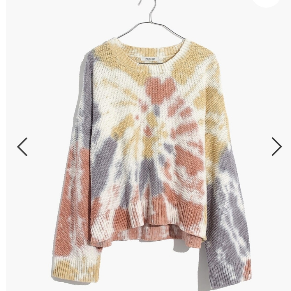 Madewell Tie-dye Westford Pullover Sweater